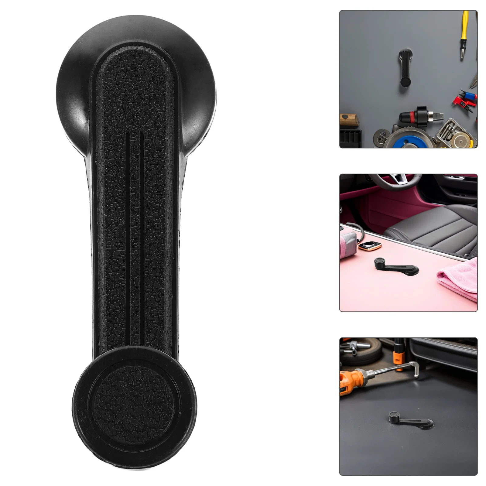 

2pcs Car Crank Handle Universal Replacement Manual Window Regulator For Auto Glass Winder Durable Plastic Vehicle Window