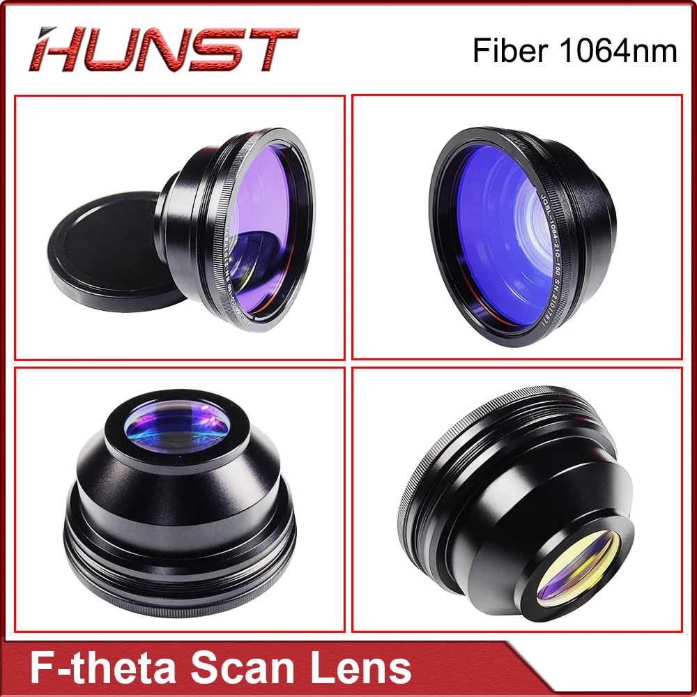 HUNST -F-theta Scanning Lens YD-1064nm Field Lens 50-400mm F80-525mm For Fiber Laser Marking Machine Accessories