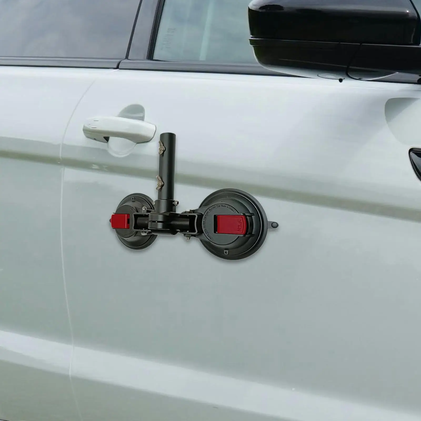 Flag Pole Bracket Suction Cup Rustproof Easy Installation Stable Practical Car