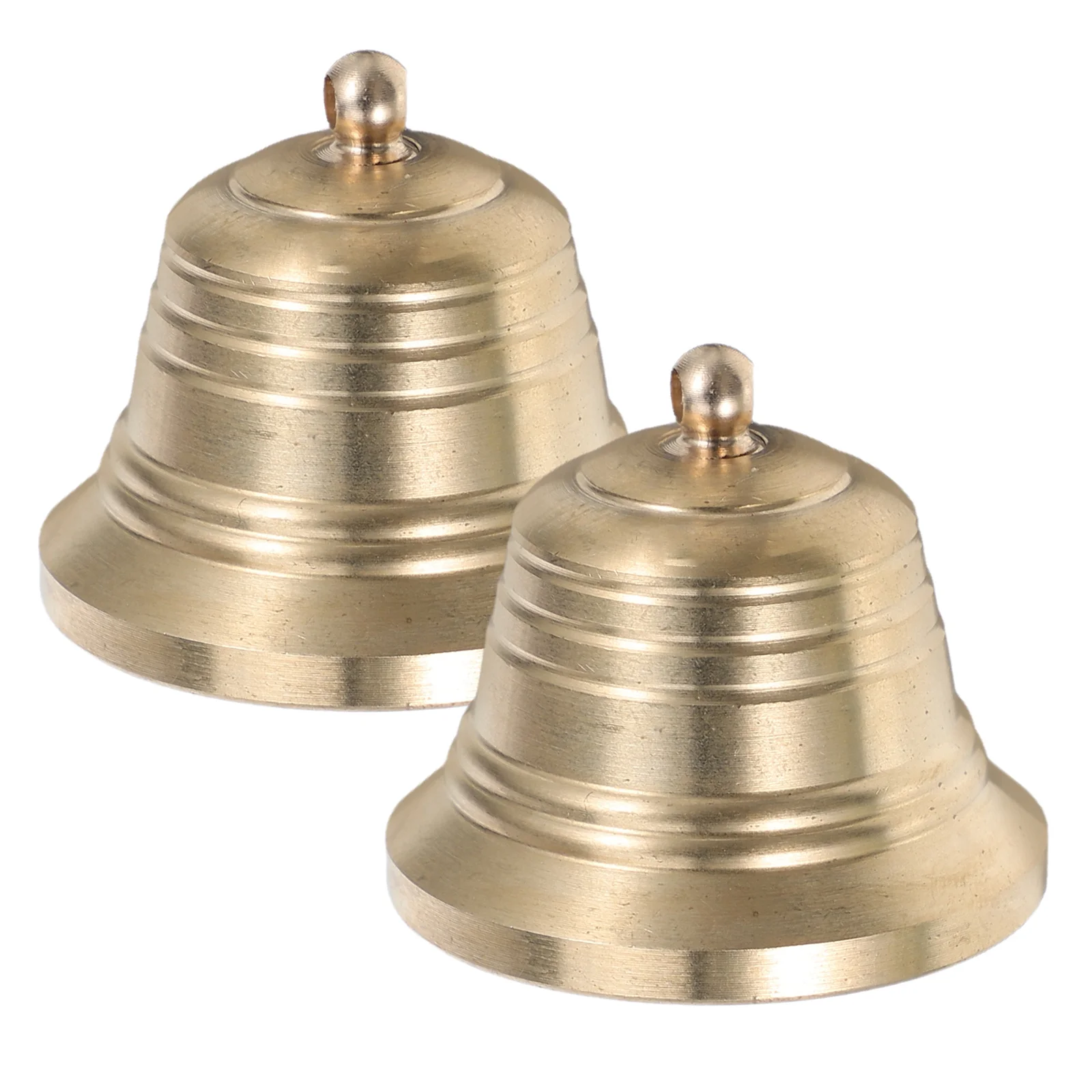 2 قطعة النحاس الرجعية خمر الحرفية ديكور معلق للرياح الدقات حديقة المنزل الديكور في الهواء الطلق النحاس جرس قلادة أجراس الحرفية #3