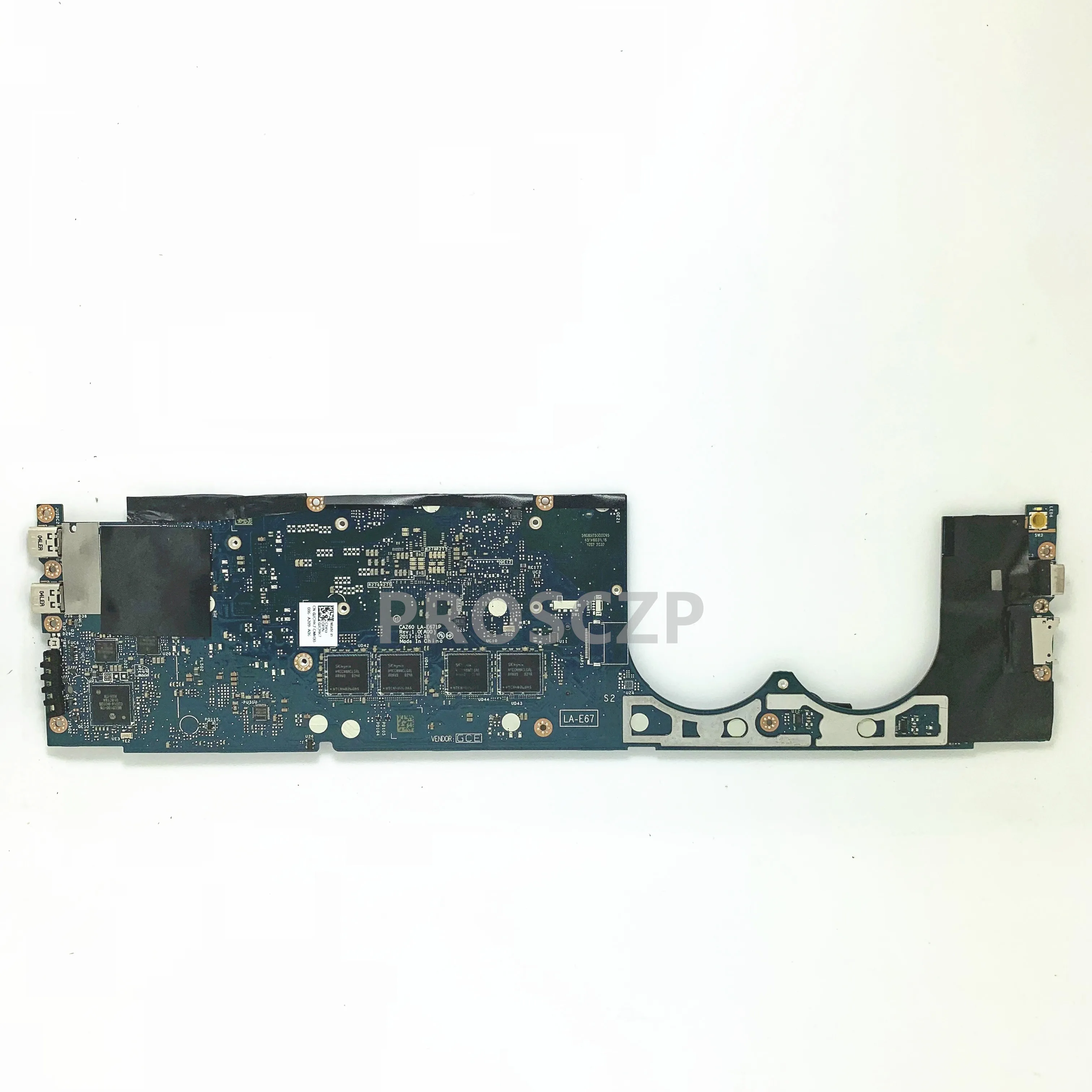 JCHK7 0JCHK7 CN-0JCHK7 Mainboard For Dell XPS 13 9370 Laptop Motherboard CAZ60 LA-E671P W/ SR3L9 i5-8350U CPU 100%Full Tested OK