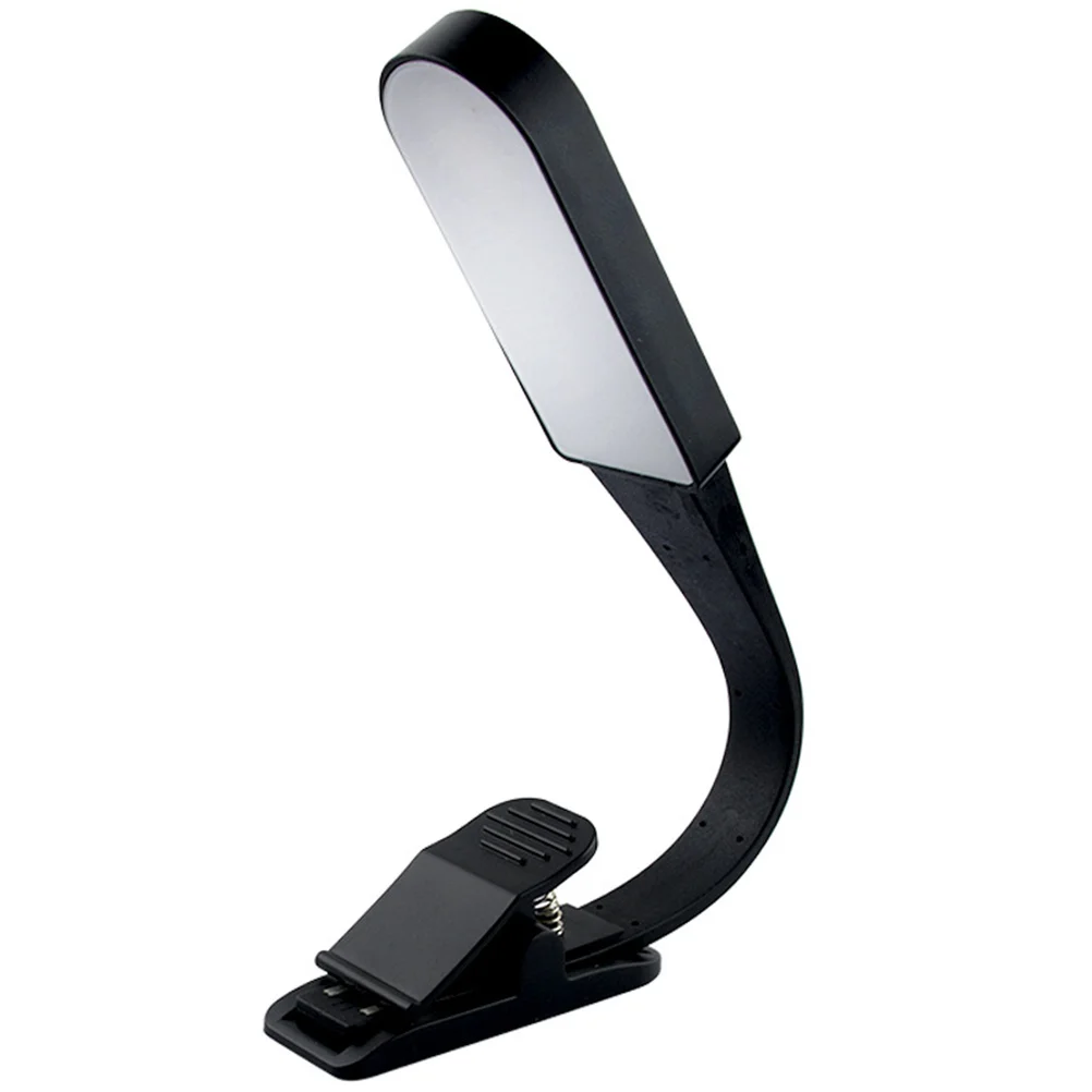 

Portable USB LED Reading Light Clip Lamp for Books Studying Flexible Rechargeable Book Lamp Bed Use Durable Led