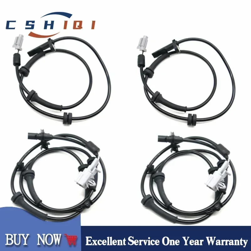 47910-JD000 4PCS Front Rear L/R ABS Wheel Speed Sensor For Nissan Qashqai 1.5 1.6 2006-2016 47900-JD000 Car Spare Parts