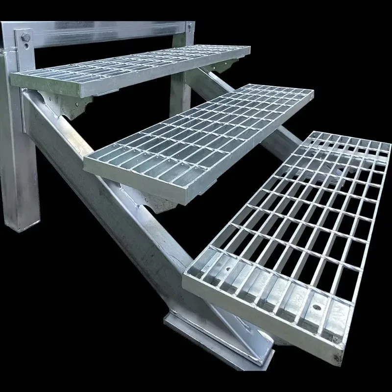 Weather Resistant Aluminum Stair Tread Covers, Outdoor Staircase Protector With Landing