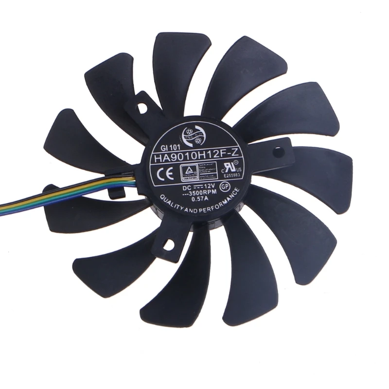 2PCS 85mm for Inno3D HA9010H12F-Z 4Pin 12V VGA Fan Graphics Card Cooling Fan