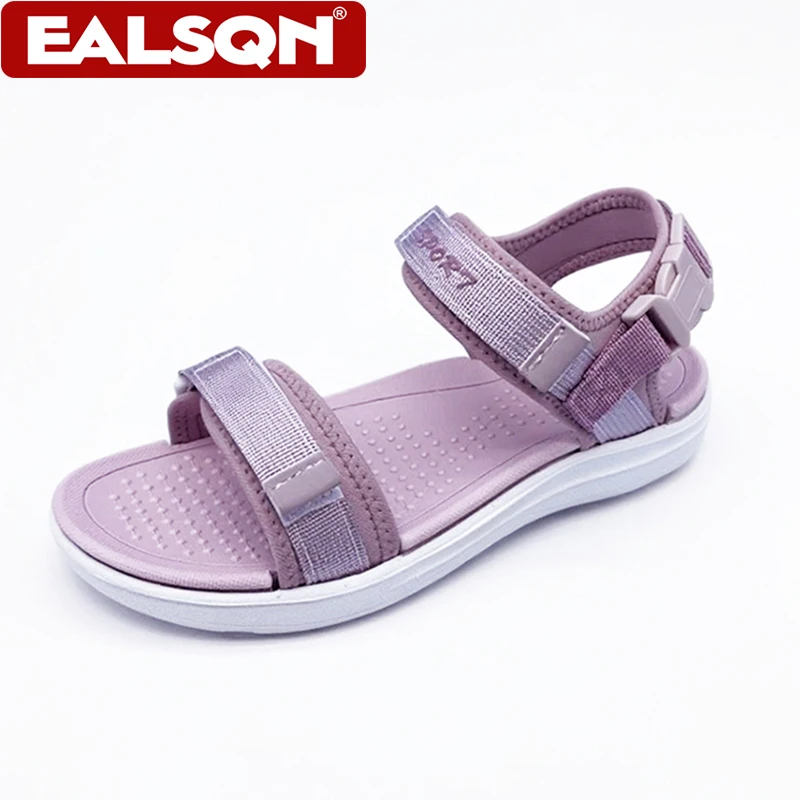 Pink Girls Summer Sandals Children Breathable Beach Shoes Fashion Open Toe Sandals for Kids Boys Casual Walking