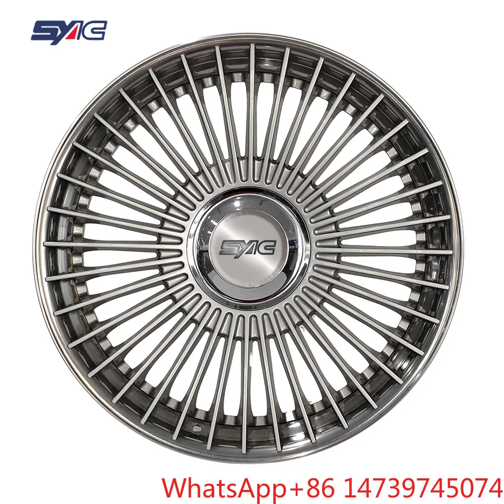 Lightweight WheelSYAC Factory Sales 2-Piece 6061 Forged 2PCS Aluminum Alloy Wheels 20*8.5J PCD5*112 ET35 CB66.5 Multiple Spoke P