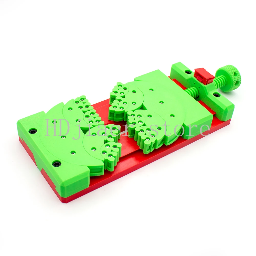 

Fractal Bench Vise - Manual Clamp, 3D Printed Multifunctional Universal Flat-Nose Vise for DIY & Craft Projects