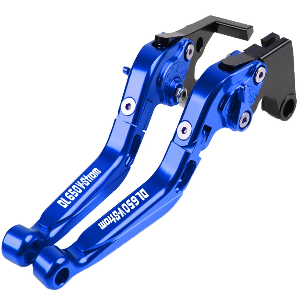Motorcycle DL 650 V STROM CNC Adjustable brakes Clutch Levers For SUZUKI DL650 V-STROM VSTROM 2004 2005 2006 2007 2008 2009 2010