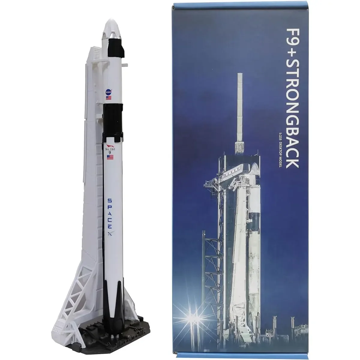 【セット売り1/2】SpaceX Dragon Scale Model SpaceX Metal Diecast Rocket Model 1:233 Scale