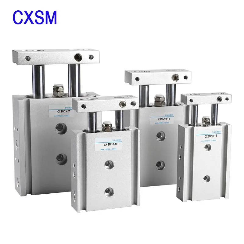 

SMC Type CXSM Pneumatic Dual Axis Double Rod Cylinder CXSM6 CXSM10 CXSM15 CXSM20 CXSM25 CXSM32 Double Piston Rod
