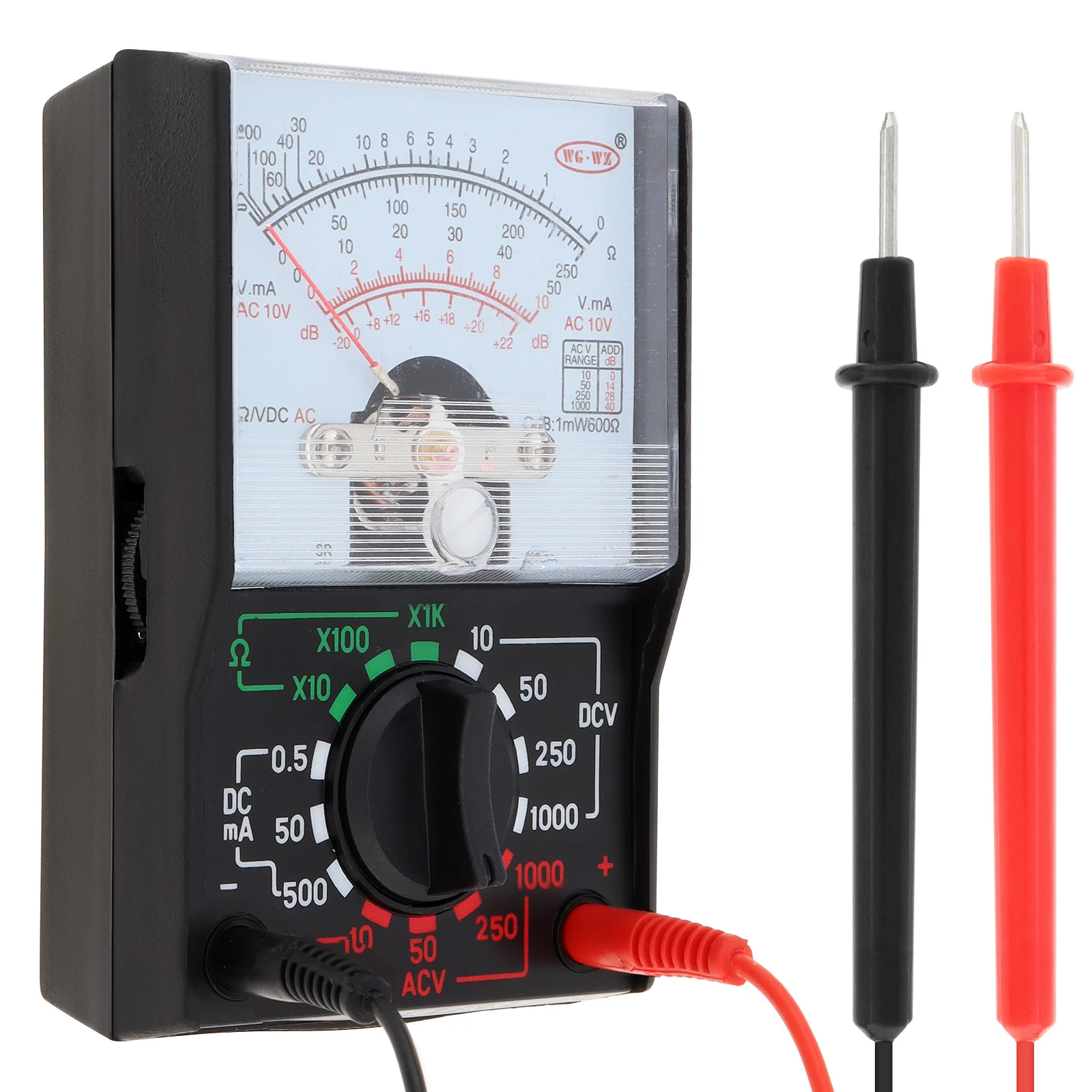 Electric Analog Multimeter Voltmeter Ammeter Portable Multitester AC / DC Current OHM Decibels Voltage Multi Meter Tester Tools