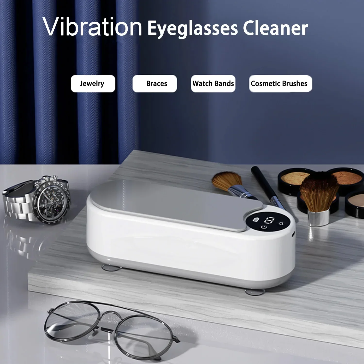 

Ultrasonic Cleaner 35W Ultrasonic Glasses Jewelry Cleaner 500ML Ultrasonic Cleaning Machine Ultrasound Washing Bath For Glasses