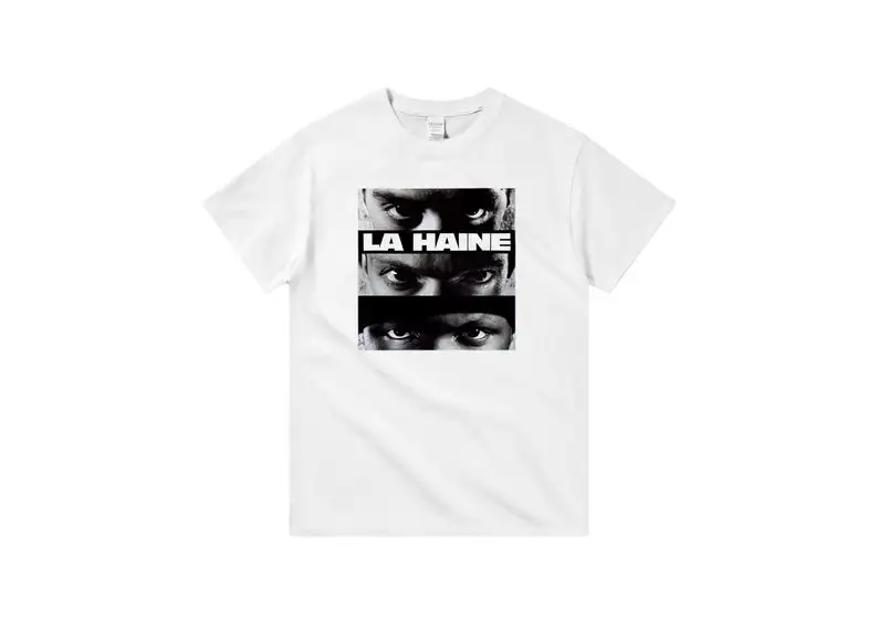 La Haine, Hatred, Mathieu Kassovitz, Vincent Cassel, 1995 - HQ Movie Print T-Shirt, Heavyweight Unisex Crewneck