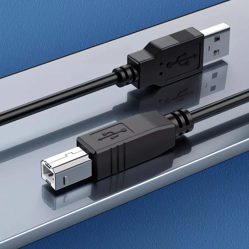 USB 2.0 A Type Male To USB B Type Male USB-B Printer Scanner Hard Disk Cable 100cm 150cm