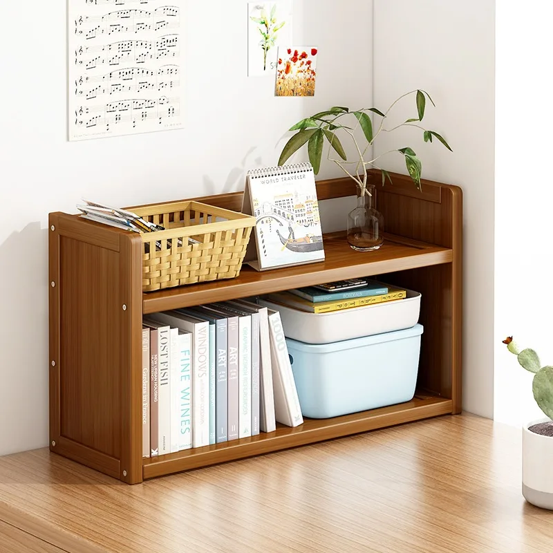 

Study Book Storage Box, Dustproof Bookshelf, Children's Desktop Organizer, Multi-Tier Student Stationery Shelf