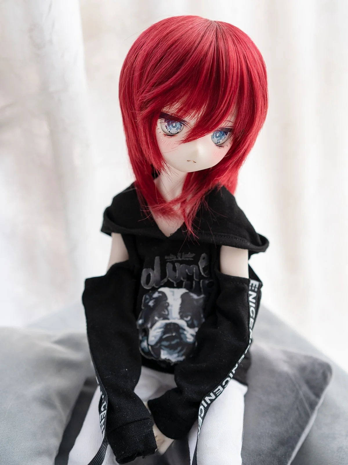 

Redoll Bear Sister BJD кукла 3/4 ручной работы настраиваемая модель парика с волчьим хвостом игрушка для коллекционеров и фанатов аниме и Gng