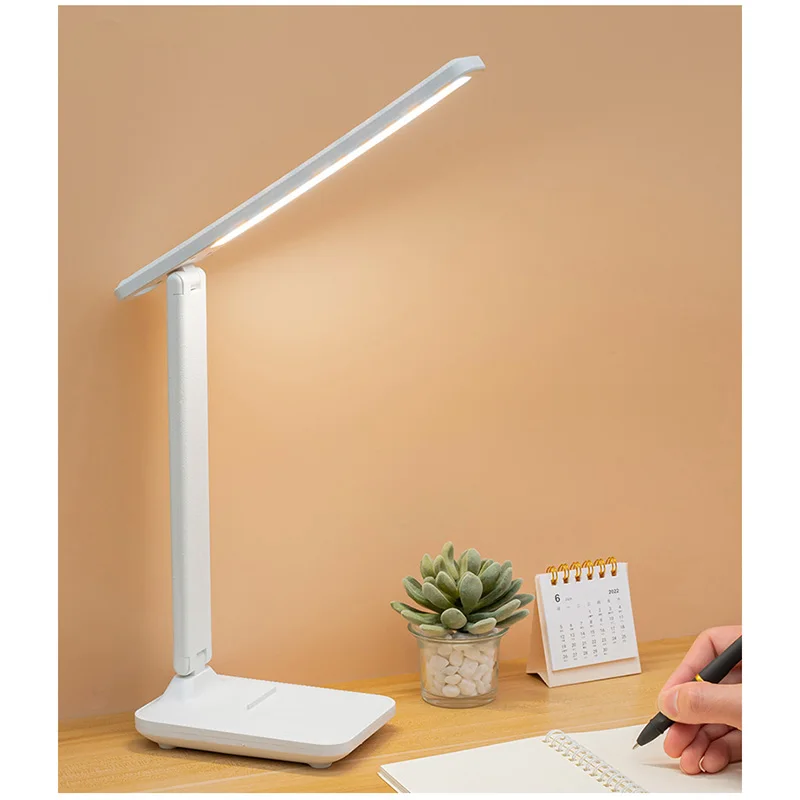 

Portable Folding LED Desk Lamp 4000mA USB Rechargeable Children's book lamp Touch Switch for Diming brightness LED Night Light