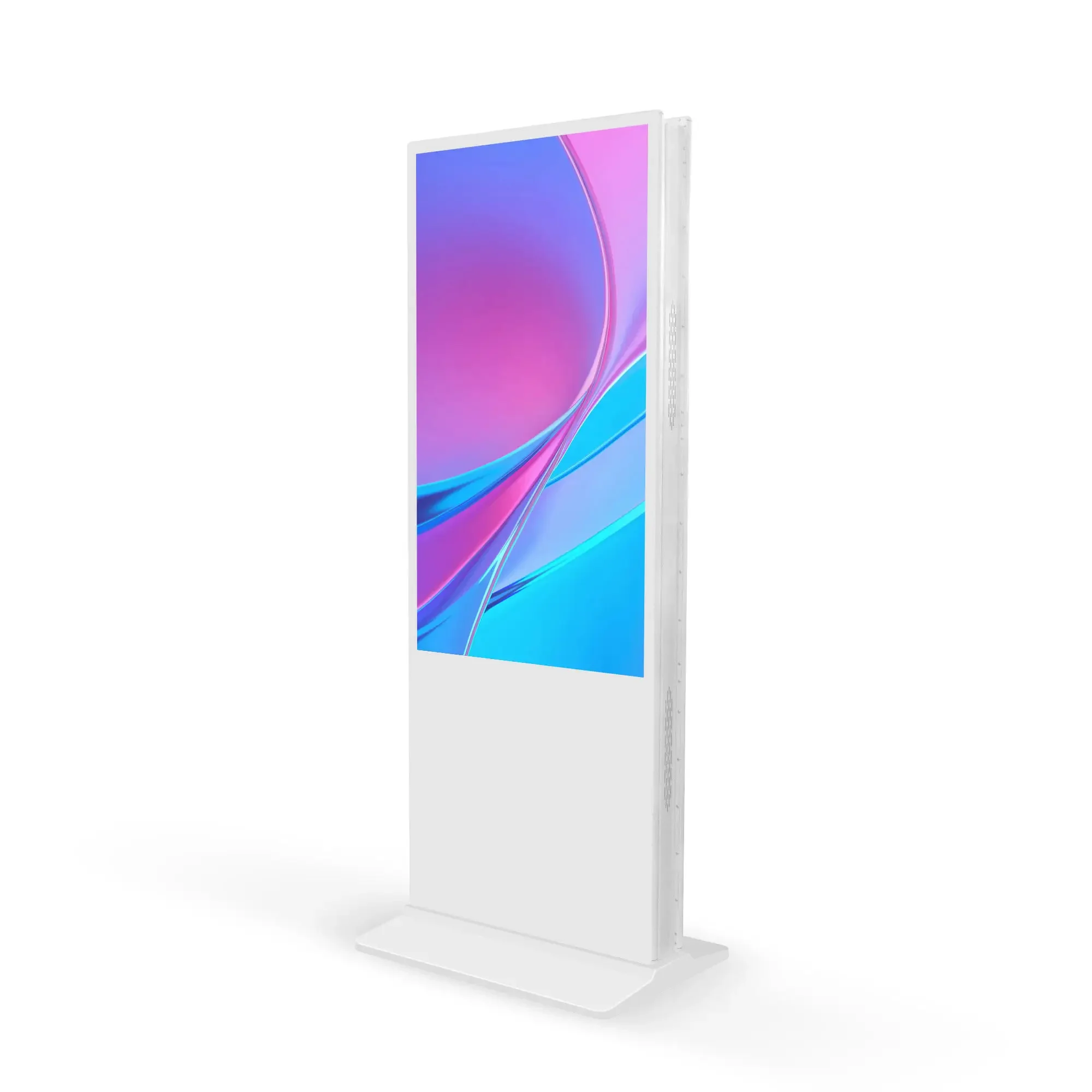 2026 65 55 Inch Indoor Super Slim Digital Standee Advertising Display Screen Digital Signage Kiosk Double Sided Touch Screen Kio