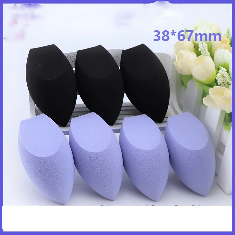 Makeup Sponge Soft Foundation Powder Sponge Cushion Dry Wet Dual Use Cosmetic Puff Tool Colorful Bevel Cut Beauty Egg Blender