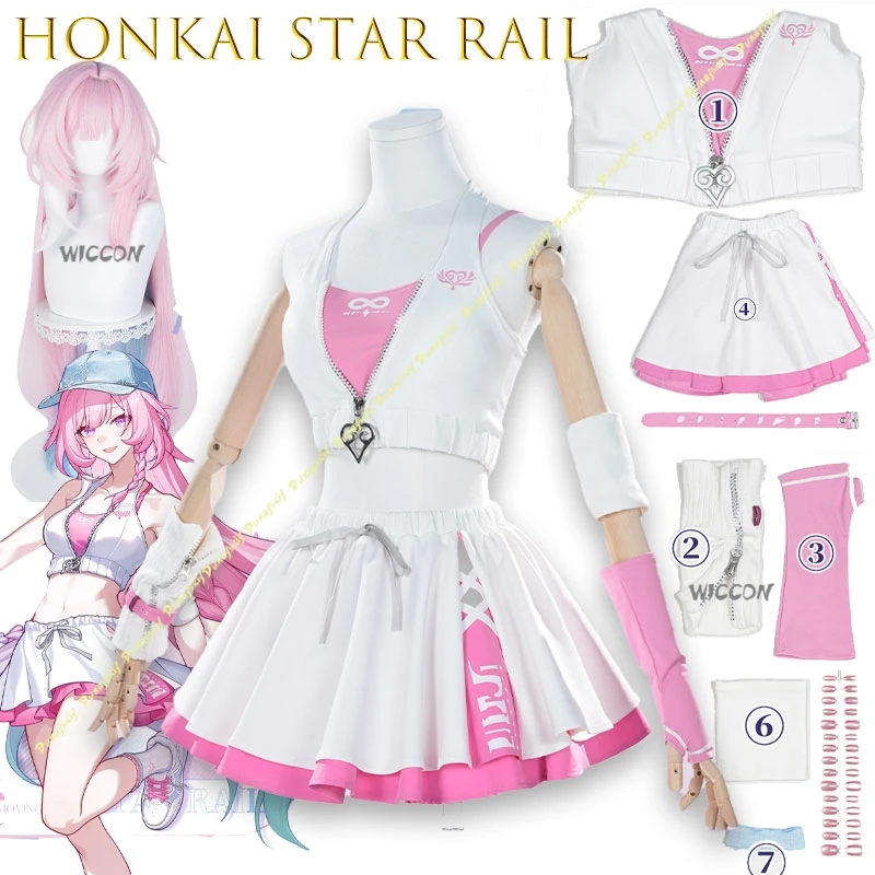 

Cyrene Elysium Honkai Star Rail Косплей Костюм Аутентичная игра Реплика Аниме Наряд Хэллоуин Вечеринка Kawaii Спорт