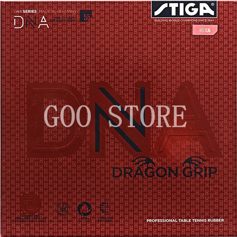 STIGA DNA DRAGON GRIP Table tennis rubber Pips-in Limited Release Original STIGA DNA Ping Pong Sponge