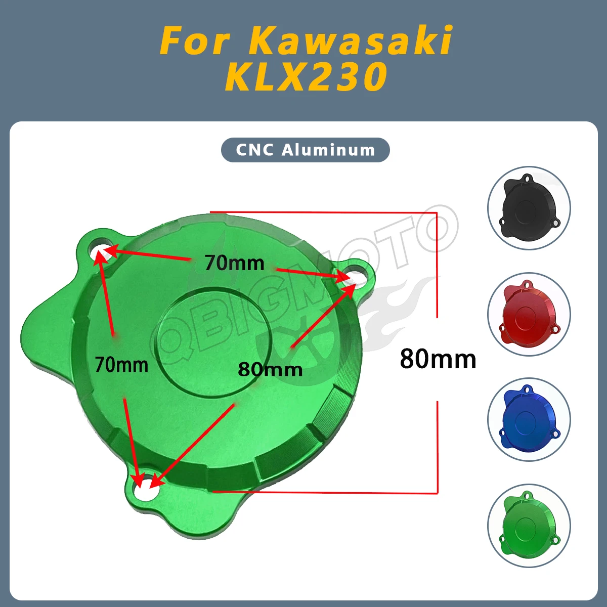 Motorcycle Engine Stator Cover Guard Casing For Kawasaki KLX230 KLX 230 Frame Fairing Protection Decorative Cap CNC Accessories
