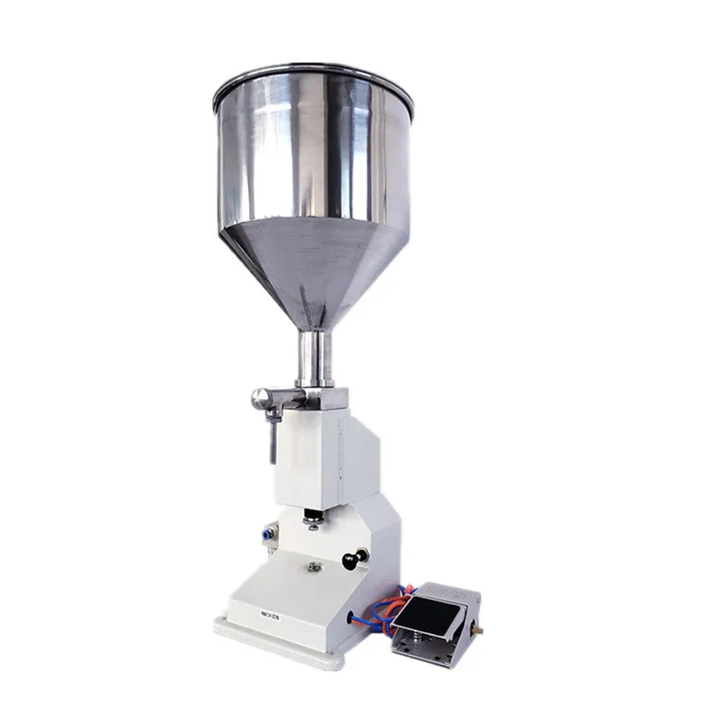 Small Dose Pneumatic Cosmetic Cream,Lotion,Paste Filling Machine