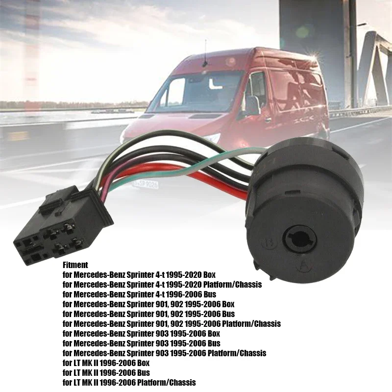 

Car Ignition Switch Electrical Part for Mercedes Sprinter 901 902 1995-2006 - A0005458108 - No Lock Cylinder Keys