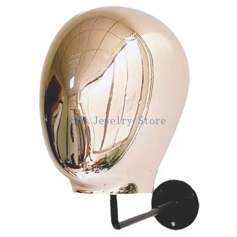 F2TD Wall Mounted Kids Hat Rack in Gold   Space Saving Display for Children's Hats Sturdy Plastic and Iron Materials
