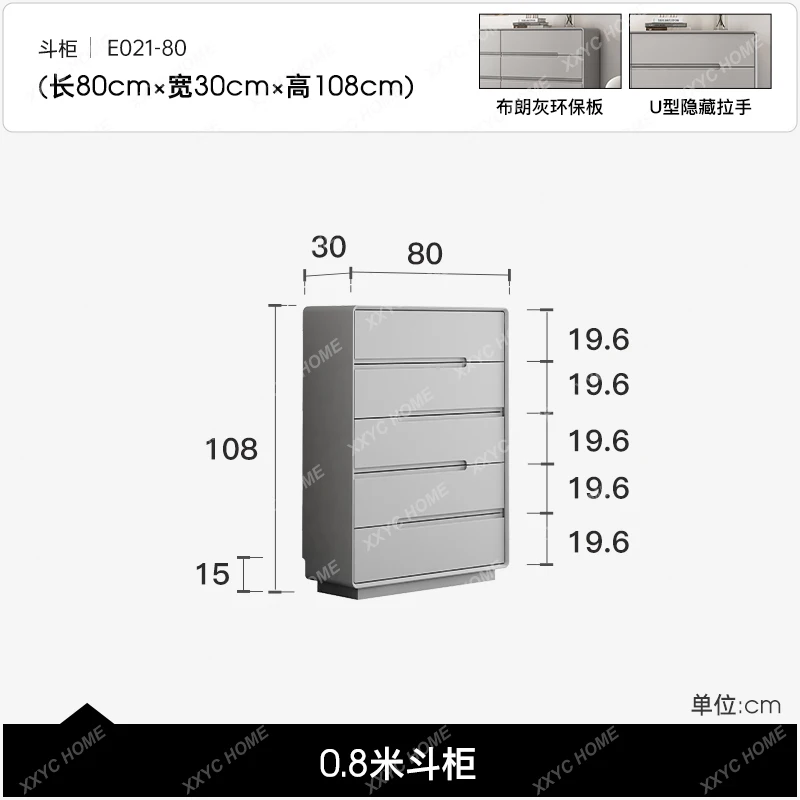 Armário moderno e minimalista para sala de estar