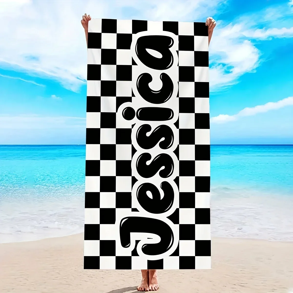 Over sized Luxurious Personalized Beach Towel Exclusively Customized Quick Drying Stylish Bath Towels Wholesale Price Towel