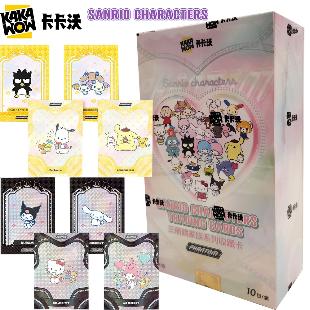 Kakawow Original 2025 PHANTOM Sanrio Characters Hobby Collection Card Cartoon Premium Cherish Star Creative High-definition Card