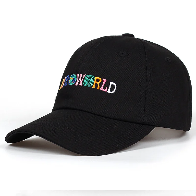 ASTROWORLD Embroidered Baseball Cap Rapper Travis Scott Soft-Top Cap