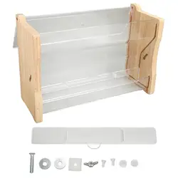 Large Capacity Automatic Bird Feeder - Transparent Acrylic Chicken Feeding Box for cockatiel and Small Pets