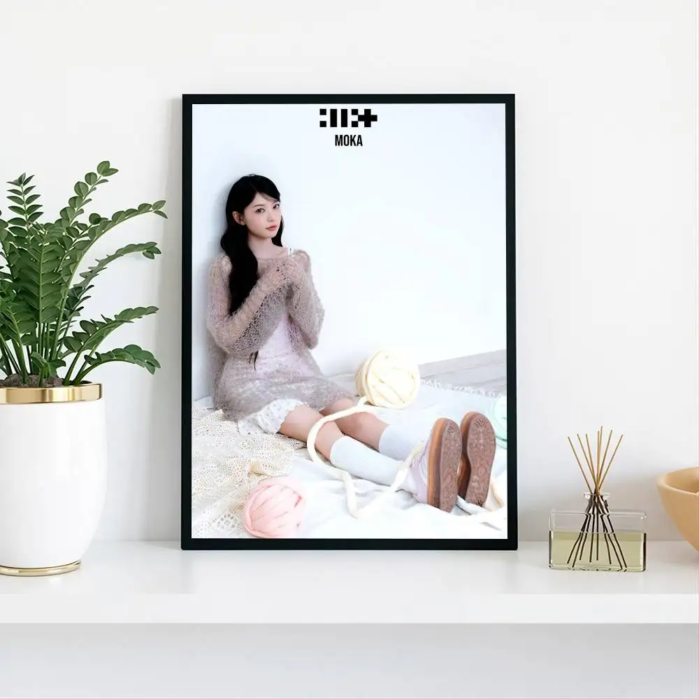 Music Korean Kpop I-illit MOKA Poster Waterproof Wall Art Sticker For Bar Living Room Vintage Decor High Quality Print Gift - view 5
