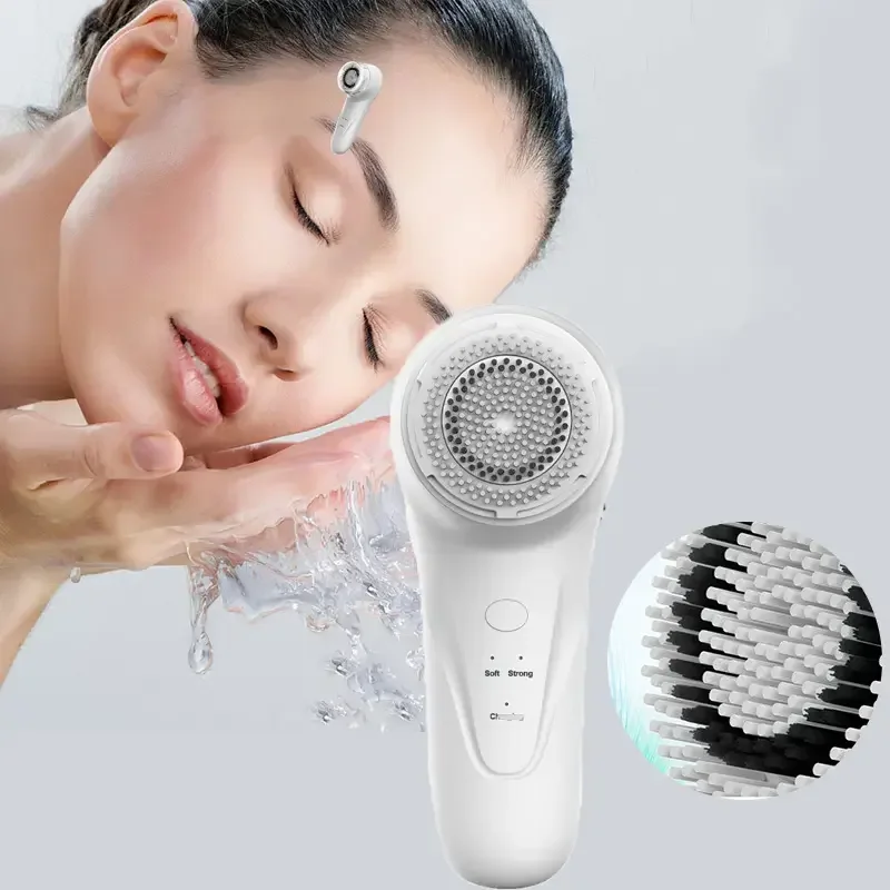 2025年電動振動スクラバーフェイスクリーニングブラシ美肌若返りツール