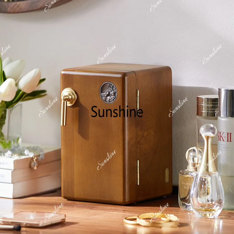 New Chinese solid wood jewelry box jewelry exquisite high-end anti-oxidation hardware storage