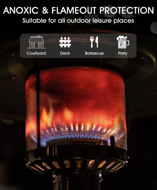 مدفأة فناء حديثة قائمة بذاتها  - مراجعة Patio Heater Standing وسعره