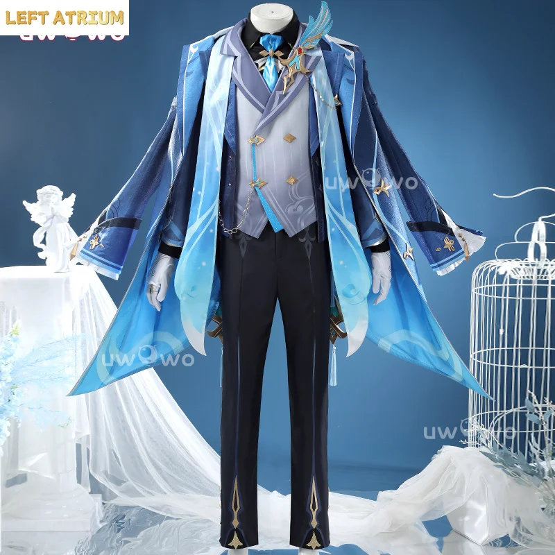 

UWOWO Neuvillette Cosplay Collab Series:Game Genshin Imapct Neuvillette Melusent Gift Cosplay Costume XS-2XL Halloween Costume