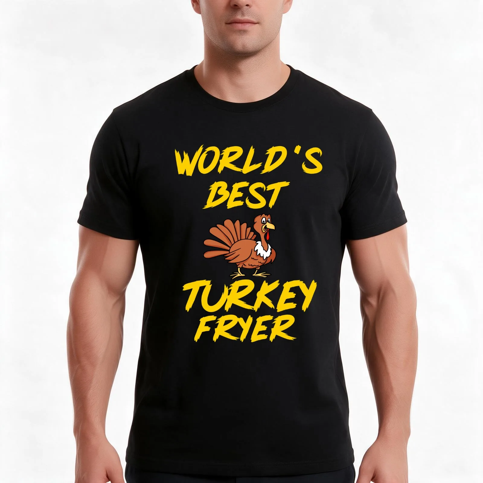 World's Best Turkey Fryer Tshirt | Thanksgiving Shirt | Funny Holiday Tshirt | Husband Shirt Hubby Gift Gift for Him T-Shirt