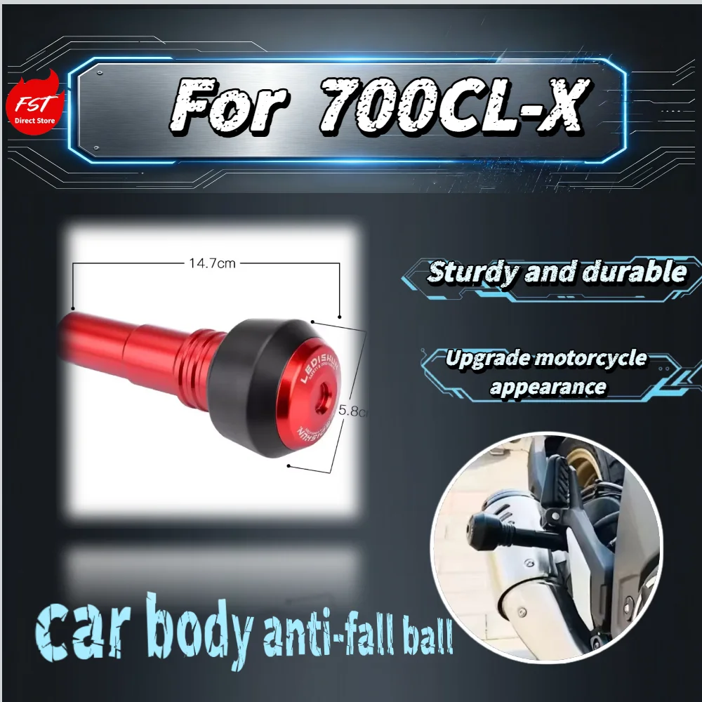 For  700CLX Sport Version Motorcycle Body Anti Fall Slider Protector Bumper Exhaust Anti Crash Guard Modified Accessories