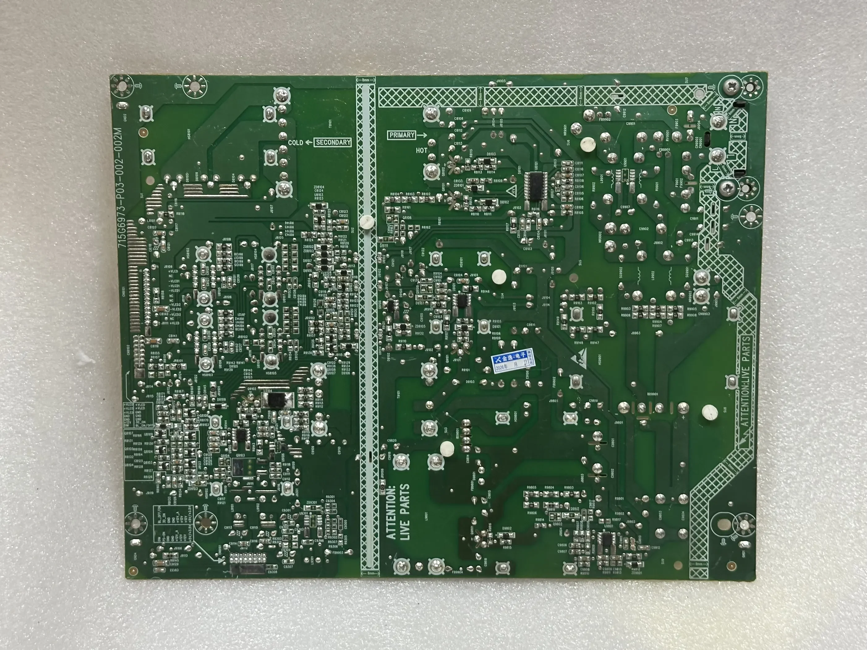 Original 49/50/55PUF6650/T3 power board 715G6973-P03-002-002-002M