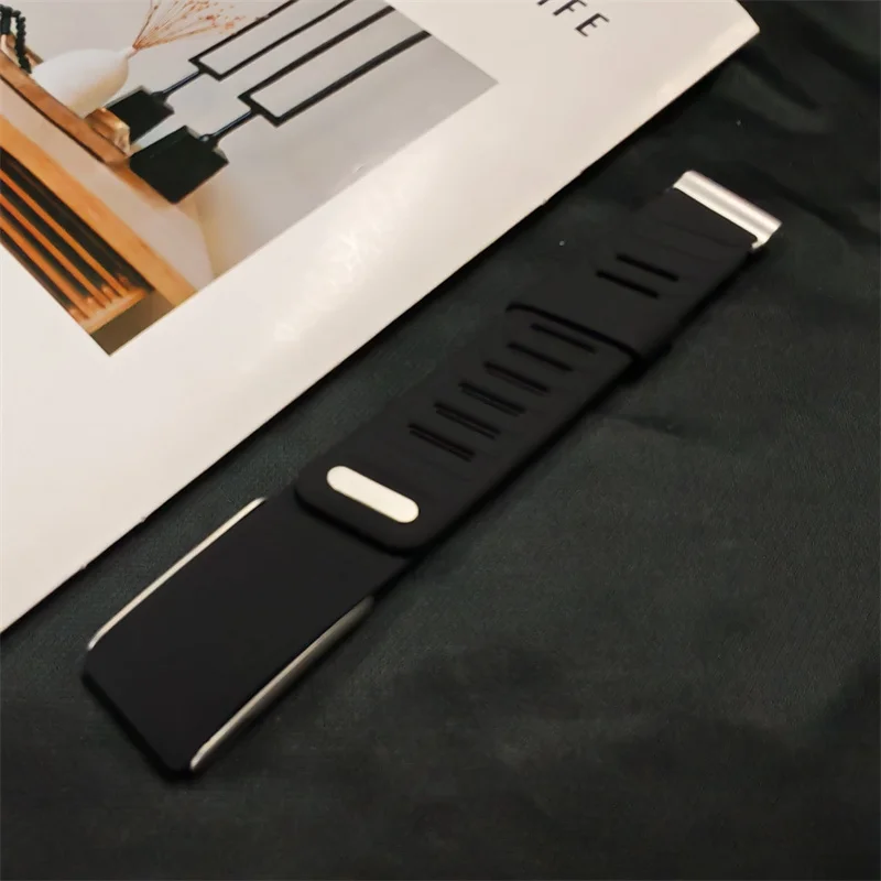Soft-Touch Silicone SportFlex Wrist Band Compatible with WHOOP 5.0/5.0 MG Waterproof Sweatproof Replacement Watch Strap