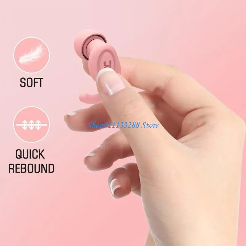 

G88D Efficient Noise Blocking Silicone Earplugs for Quiet Sleep Experience Daily Use