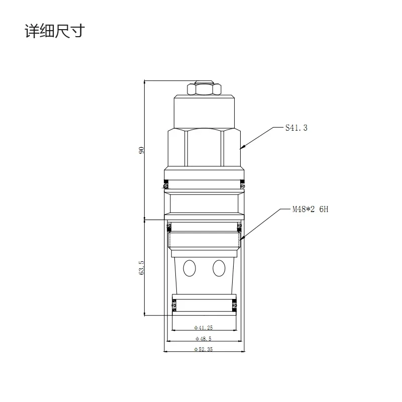 SUN-type counterbalance valve threaded insert balance valve CBIA-LHN CBIG-LJN 480L