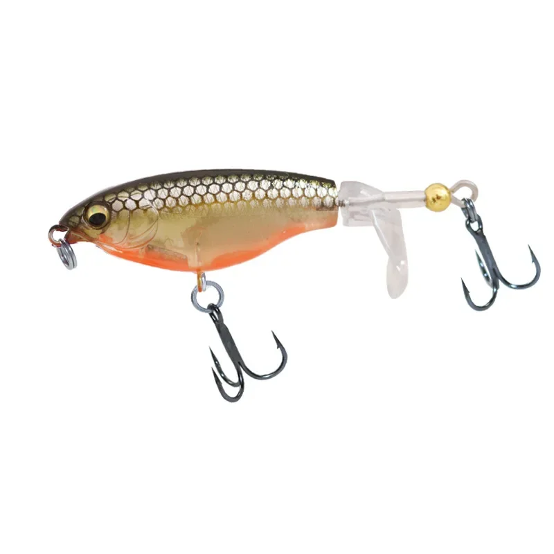 6g 11g Whopper Plopper Popper Propeller Topwater Fishing Lures Artificial Bait Hard Crankbait Wobblers Rotating Tail view 5