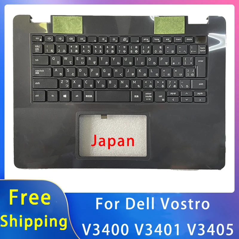 New For Dell Vostro V3400 V3401 V3405 Replacemen Laptop Accessories Japan Keyboard DP/N:TV7CN Black