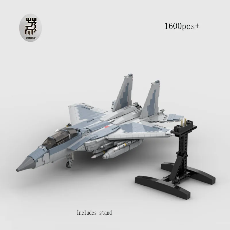 Fighter Series MOC F-15E Strike Eagle CV-22 Osprey Tiltrotor Military Aircraft Building Blocks DIY Army Fan Model Toy Brick Gift