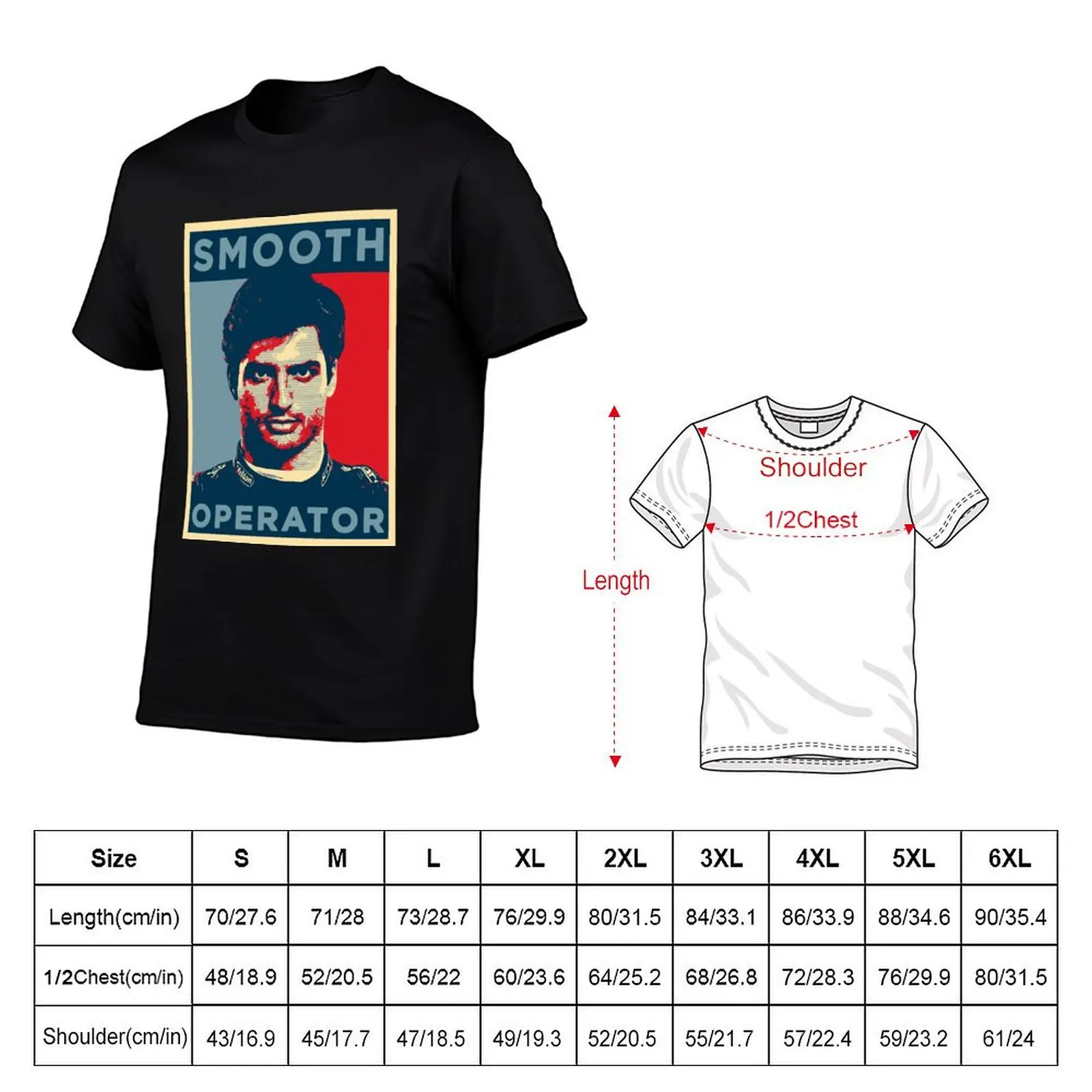 Rainbow Girls Boys Carlos Sainz Smooth Operator Great Men Women T-Shirt summer clothes T-shirt men